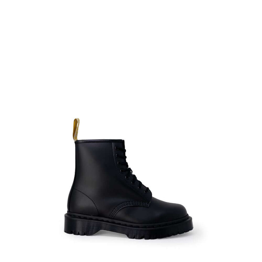 Black Polyester Lace-Up BootsDiscover the Dr. Martens VEGAN 1460 BEX MONO women’s boots, an icon of style and comfort. Made from 100% polyester, these boots are designed to provide a comfortable fit and lasting durability. Featuring a sturdy sole and clas