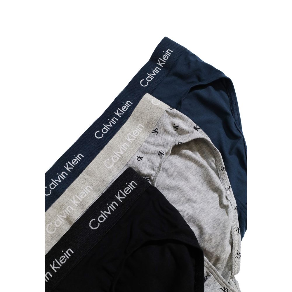 Schwarze Baumwollslips 3er-Pack mit klassischer Passform und Halt