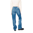 Blue Cotton Mom JeansThe Calvin Klein Jeans AUTHENTIC BOOTCUT J20J222454 jeans offer the perfect blend of contemporary style and comfort. Featuring a mom and regular fit, these jeans have a slightly flared leg that enhances the silhouette while ensuring m