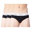 Black Cotton BriefsDiscover the comfort and timeless style of the Calvin Klein Underwear 3 Hip Brief U2661G men’s briefs. Made from a blend of 95% cotton and 5% stretch, these briefs provide a perfect fit and a soft feel against the skin. The elastic wais