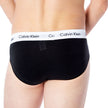 Black Cotton BriefsDiscover the comfort and timeless style of the Calvin Klein Underwear 3 Hip Brief U2661G men’s briefs. Made from a blend of 95% cotton and 5% stretch, these briefs provide a perfect fit and a soft feel against the skin. The elastic wais