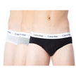 Gray Cotton BriefsDiscover the comfort and timeless style of the Calvin Klein Underwear 3 Hip Brief U2661G men’s briefs. Made from a blend of 95% cotton and 5% stretch, these briefs provide a perfect fit and a soft feel against the skin. The elastic waist