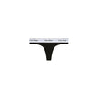 Black Cotton PantieDiscover timeless comfort and style with the Calvin Klein Underwear THONG F3786E. Made from a high-quality blend of 53% cotton, 35% Modal, and 12% elastane, this thong is designed to provide a perfect fit and a soft feel against the ski