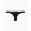 Black Cotton PantieDiscover timeless comfort and style with the Calvin Klein Underwear THONG F3786E. Made from a high-quality blend of 53% cotton, 35% Modal, and 12% elastane, this thong is designed to provide a perfect fit and a soft feel against the ski