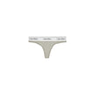 Gray Cotton PantieDiscover timeless comfort and style with the Calvin Klein Underwear THONG F3786E. Made from a high-quality blend of 53% cotton, 35% Modal, and 12% elastane, this thong is designed to provide a perfect fit and a soft feel against the skin