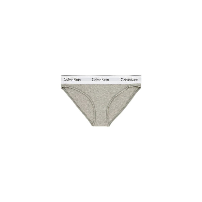 Gray Cotton PantieDiscover the ultimate comfort and style with the Calvin Klein Underwear BIKINI F3787E women’s briefs and thong. Made from a high-quality blend of 53% cotton, 35% modal, and 12% elastane, these pieces offer a soft and snug fit. The minima