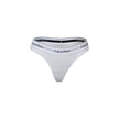 White Cotton PantieDiscover timeless comfort and style with the Calvin Klein Underwear THONG F3786E. Made from a high-quality blend of 53% cotton, 35% Modal, and 12% elastane, this thong is designed to provide a perfect fit and a soft feel against the ski