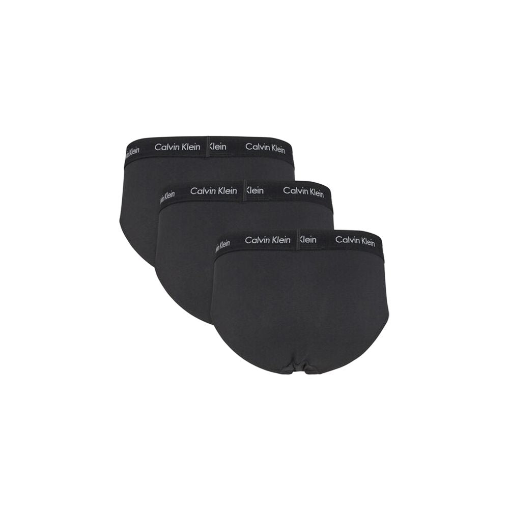 Schwarze Baumwollslips mit Stretch-Komfort
