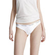 White Cotton PantieDiscover timeless comfort and style with the Calvin Klein Underwear Women’s 3PACK BIKINI 000QD3588E. Made from high-quality materials, featuring 90% cotton and 10% elastane/lycra, these pieces provide a perfect fit and a soft feel again