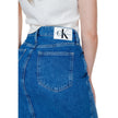 Blue Cotton Long SkirtThe Calvin Klein Jeans POCKET MAXI J20J223680 women’s long skirt is a must-have for those seeking a contemporary and versatile look. Crafted from denim with 80% cotton and 20% recycled cotton, this skirt combines sustainability with