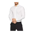 White Cotton Dress ShirtDiscover the Calvin Klein K10K108229 long-sleeve shirt for men, crafted from stretch poplin for a slim fit that accentuates the male silhouette. This shirt is made from 100% high-quality cotton, ensuring comfort and breathability t