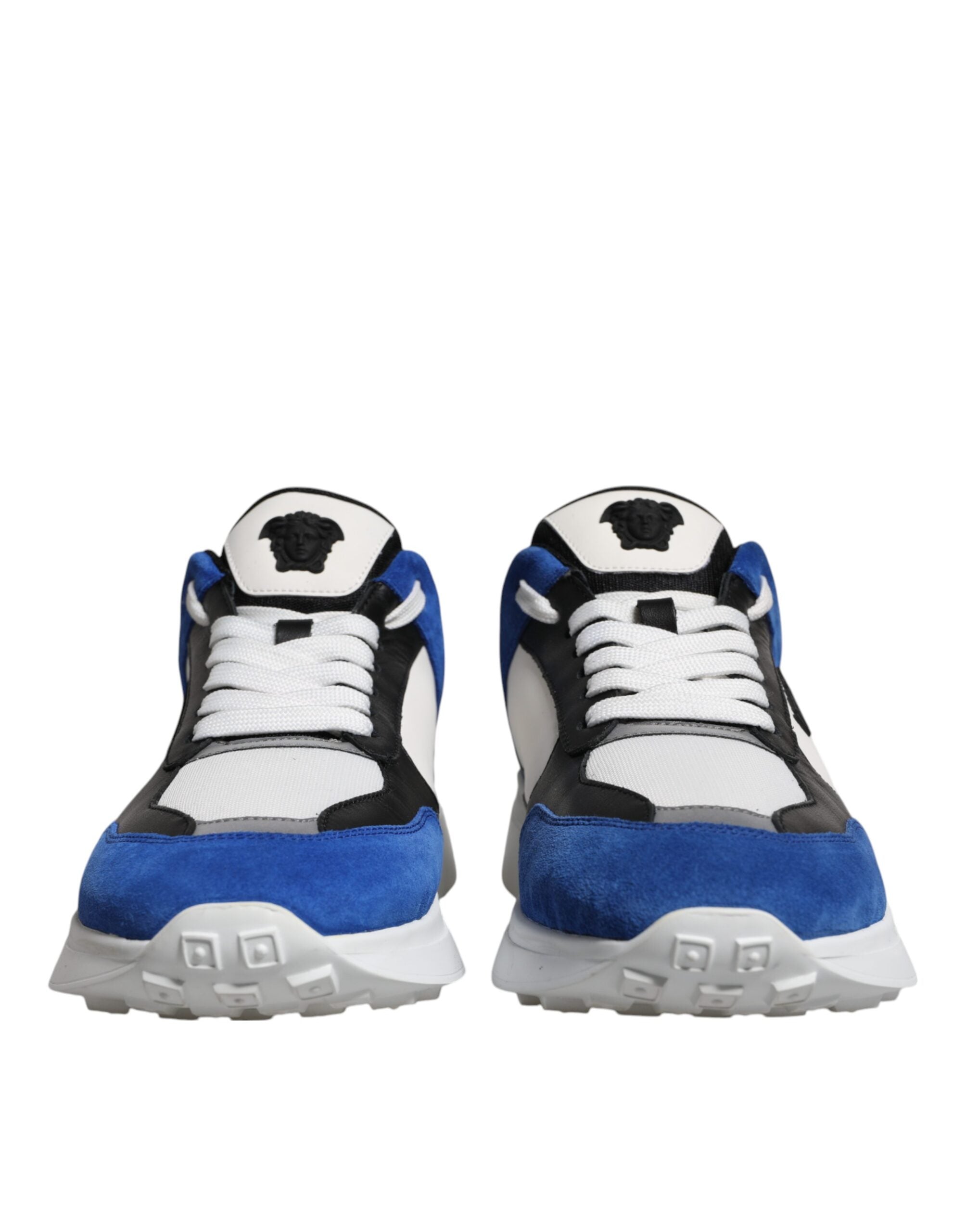 Multicolor Canvas Quad Fabric Medusa Low Top Sneakers ShoesVERSACE Gorgeous brand new with tags, 100% Authentic VERSACE canvas quad fabric Medusa low top sneakers. Model: Low-top sneakers Color: Multicolor Material: 69% PU 25% PL 6% CO Rubber sole Lace up