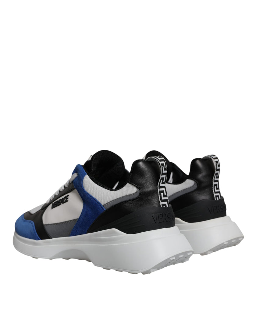 Multicolor Canvas Quad Fabric Medusa Low Top Sneakers ShoesVERSACE Gorgeous brand new with tags, 100% Authentic VERSACE canvas quad fabric Medusa low top sneakers. Model: Low-top sneakers Color: Multicolor Material: 69% PU 25% PL 6% CO Rubber sole Lace up