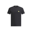 Black Cotton T-ShirtVersace’s cotton T-Shirt combines essential elegance and distinctive identity in a striking casual piece. Made of soft monochrome patterned cotton, it features a ribbed crew neck and a regular fit that ensures comfort and versatility.