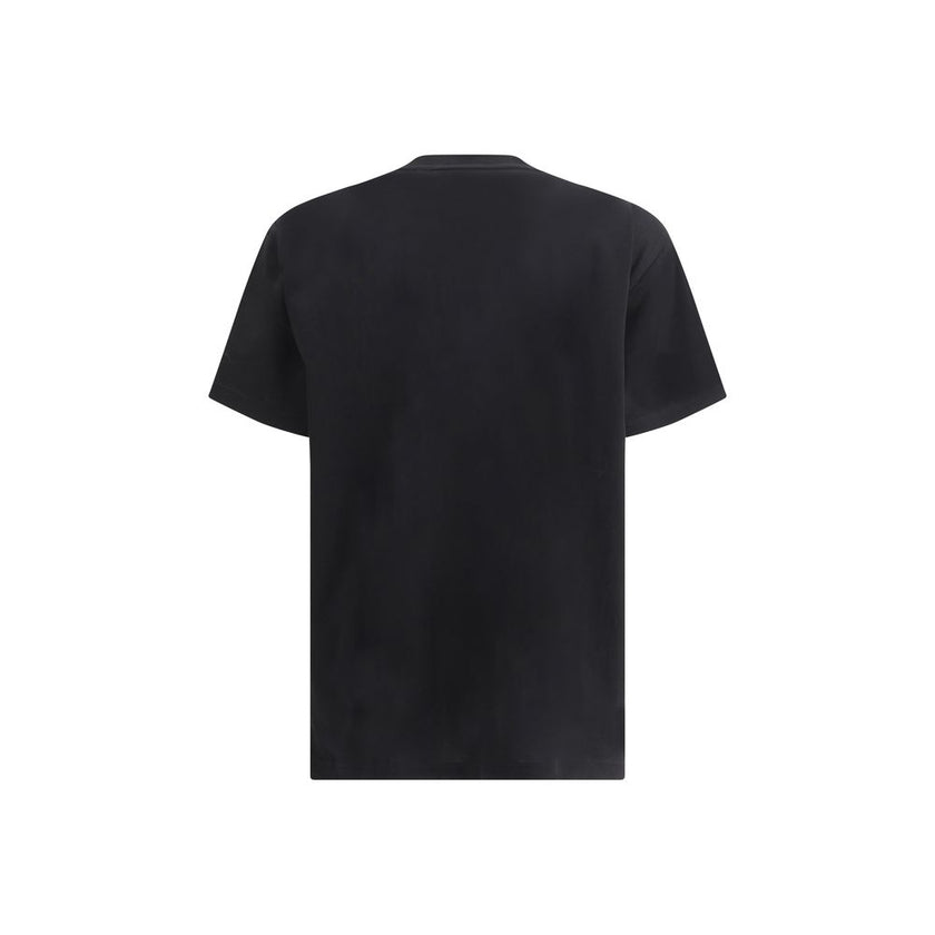 Black Cotton T-ShirtBurberry’s Archive Check pocket T-shirt features a ribbed crew neck and an applique pocket on the front with the historic Archive Check pattern. The rest of the garment features an all-over monochrome pattern for a modern and versatile