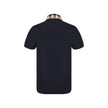 Blue Cotton Polo ShirtCotton Polo Shirt by Burberry, classic ribbed collar with iconic all-over repeated Archivio Check pattern detail, tone-on-tone front buttons, monochrome pattern, regular fit. Season: AW25 Composition: GENERAL 100% Cotton MADE IN PORT