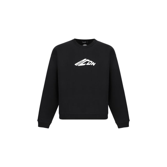 Black Cotton SweatshirtDsquared2’s cotton Sweatshirt is a casual garment with a bold and comfortable style. Made of soft cotton with a plush interior, it offers a warm and comfortable feel ideal for the cooler season. The monochrome design is enhanced by
