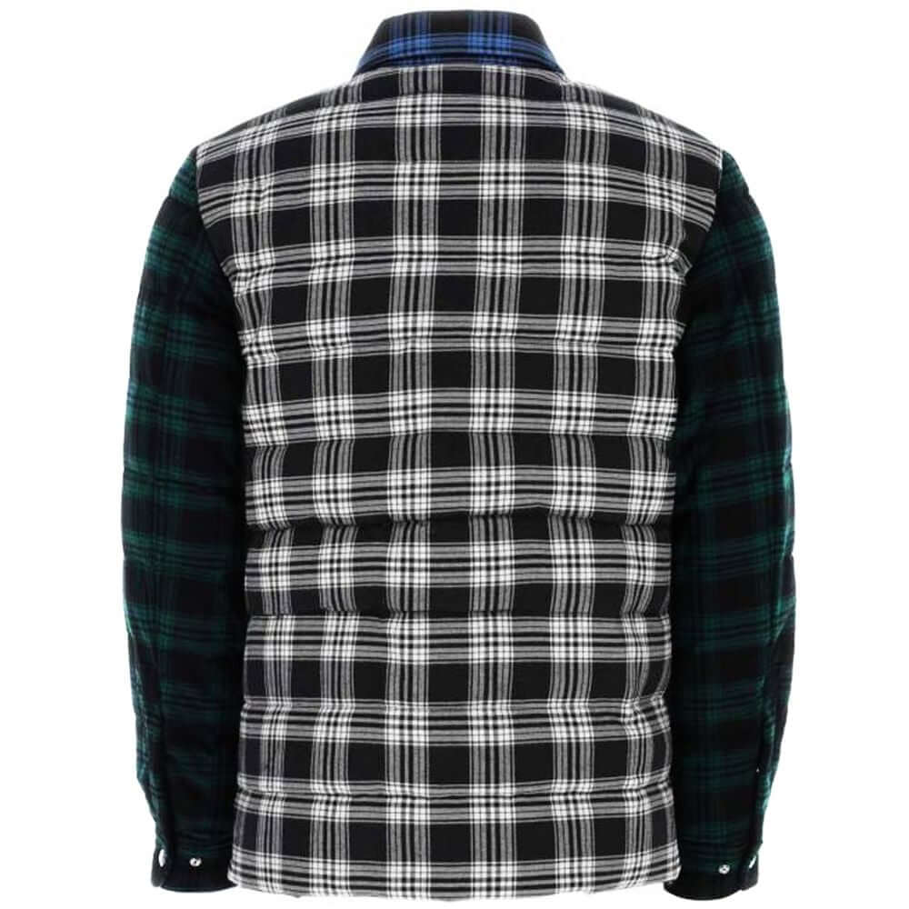Multicolor Cotton Men JacketElevate your wardrobe with the Woolrich statement piece that effortlessly blends style and practicality, perfect for the modern trendsetter. This multicolored checked shirt jacket is crafted from luxe cotton and features a cozy