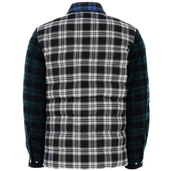 Multicolor Cotton Men JacketElevate your wardrobe with the Woolrich statement piece that effortlessly blends style and practicality, perfect for the modern trendsetter. This multicolored checked shirt jacket is crafted from luxe cotton and features a cozy