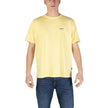 Yellow Cotton T-ShirtThe Boss men’s short-sleeved t-shirt 10189487 50515357 is crafted from 100% high-quality cotton, ensuring natural comfort and breathability for any season. This model features a regular fit, a classic crew neck, and meticulous finishi