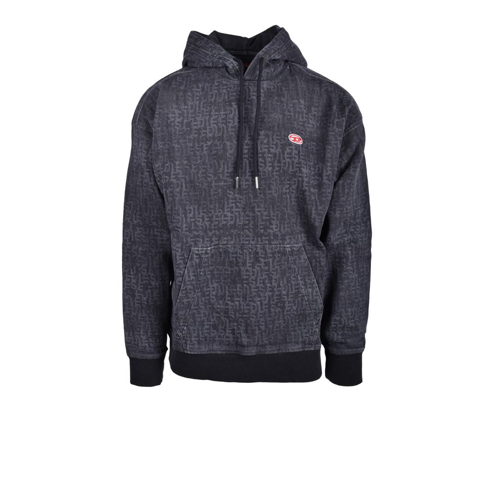 Gray Cotton HoodieThe Diesel DIEFELUAAF1ST0726997/2904 men’s hooded sweatshirt is the perfect choice for those seeking a casual and contemporary style without sacrificing comfort. Crafted from 98% cotton and 2% elastane, this hoodie provides a soft feel a