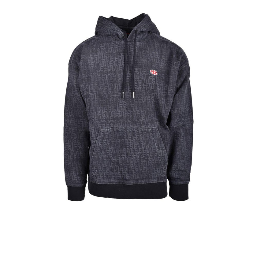 Gray Cotton HoodieThe Diesel DIEFELUAAF1ST0726997/2904 men’s hooded sweatshirt is the perfect choice for those seeking a casual and contemporary style without sacrificing comfort. Crafted from 98% cotton and 2% elastane, this hoodie provides a soft feel a