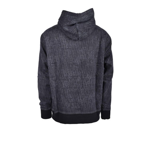 Gray Cotton HoodieThe Diesel DIEFELUAAF1ST0726997/2904 men’s hooded sweatshirt is the perfect choice for those seeking a casual and contemporary style without sacrificing comfort. Crafted from 98% cotton and 2% elastane, this hoodie provides a soft feel a