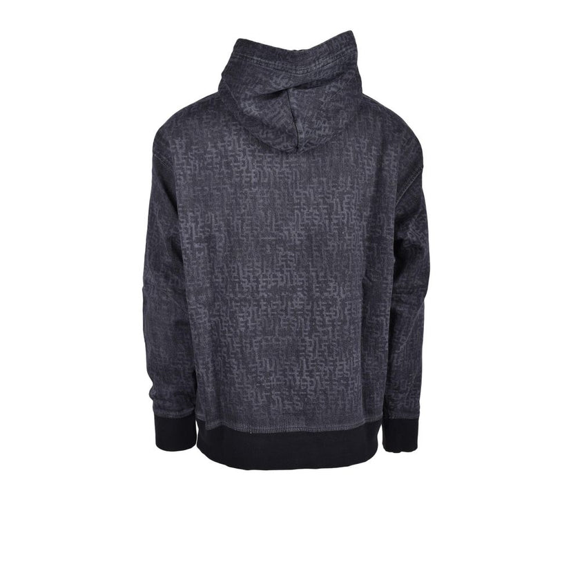 Gray Cotton HoodieThe Diesel DIEFELUAAF1ST0726997/2904 men’s hooded sweatshirt is the perfect choice for those seeking a casual and contemporary style without sacrificing comfort. Crafted from 98% cotton and 2% elastane, this hoodie provides a soft feel a