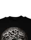 Black Medusa Fleece Men Crew Neck Sweatshirt SweaterVERSACE Absolutely stunning, 100% Authentic, brand new with tags VERSACE printed pullover sweater crafted from cotton features a long sleeves and crew neck. Model: Pullover sweater Colour: Black Material