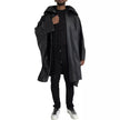 Black Leather Hooded Men Trenchcoat JacketBOTTEGA VENETA Absolutely stunning, 100% Authentic, brand new with tags BOTTEGA VENETA trench coat waterproof jacket. Model: Trench coat jacket Colour: Black Material: 100% Calf Leather Full button closure Logo de
