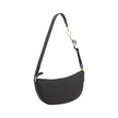 Black Calf Leather Bos Taurus Shoulder BagFerragamo’s Leather Hobo Shoulder Bag is an elegant and versatile accessory, featuring a half-moon design that enhances its soft, flowing silhouette. The adjustable shoulder strap allows you to easily adjust it to