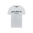 Logoed T-ShirtBalmain’s cotton T-Shirt combines the minimalism of a monochrome pattern with the elegance of the Maison’s iconic details. Made of soft cotton, it features a ribbed crew neck and a regular fit designed for everyday comfort. The design is enr