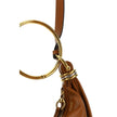 Brown Calf Leather Bos Taurus HandbagLeather Bracelet Handbag by Chloé, a round brass handle, an adjustable flat shoulder strap and removable top zipper closure, single interior compartment. Season: AW25 Dimension: 32x32x10 Composition: 100% Calf Leather