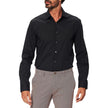 Black Cotton Dress ShirtDiscover the Calvin Klein K10K108229 long-sleeve shirt for men, crafted from stretch poplin for a slim fit that accentuates the male silhouette. This shirt is made from 100% high-quality cotton, ensuring comfort and breathability t