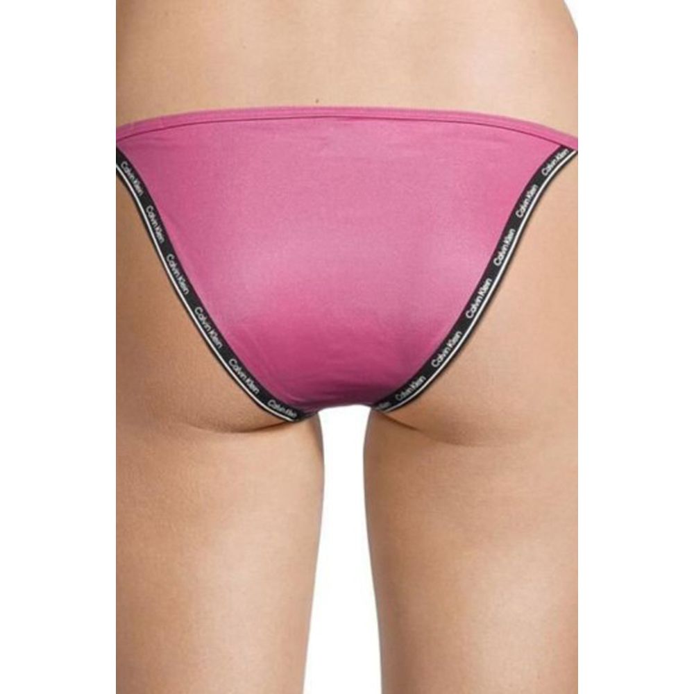 Pink Polyester Swim BriefsDiscover the String Side Tie bikini bottom for women by Calvin Klein Jeans, an essential piece for your summer wardrobe. Made from 78% polyamide and 22% elastane, this bottom offers a great fit and comfort, perfectly adapting to