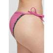 Pink Polyester Swim BriefsDiscover the String Side Tie bikini bottom for women by Calvin Klein Jeans, an essential piece for your summer wardrobe. Made from 78% polyamide and 22% elastane, this bottom offers a great fit and comfort, perfectly adapting to
