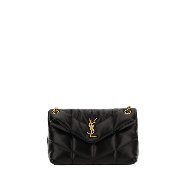 Black Lamb Ovis Aries Aries Shoulder BagThe LouLou lambskin Crossbody Bag by Saint Laurent combines iconic elegance with refined craftsmanship. Crafted from supple lambskin, it features a quilted and padded design that epitomizes the house’s sophisticated