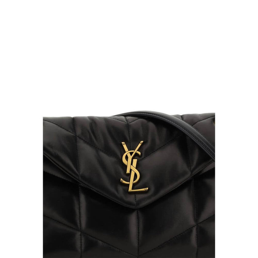 Black Lamb Ovis Aries Aries Shoulder BagThe LouLou lambskin Crossbody Bag by Saint Laurent combines iconic elegance with refined craftsmanship. Crafted from supple lambskin, it features a quilted and padded design that epitomizes the house’s sophisticated