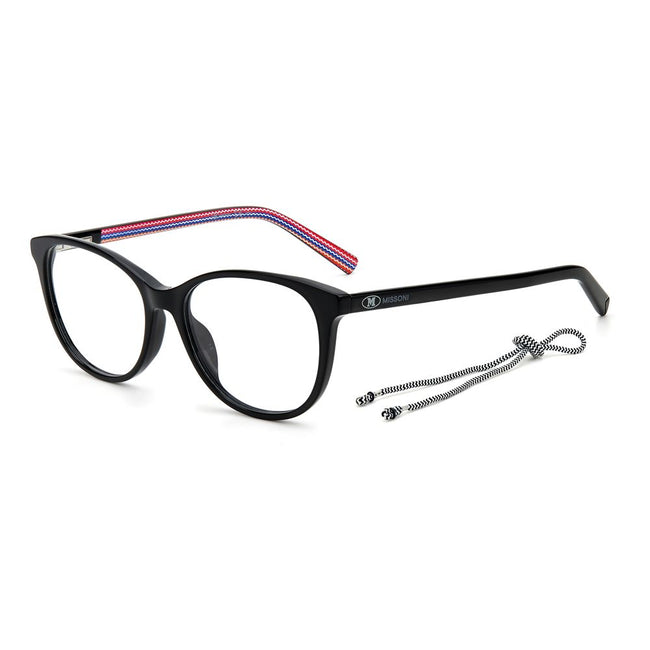Black Acetate Glasses (Frames)GLASSES M MISSONI WOMEN MMI-0006-807 (Lens/Bridge/Temple) 52/16/140 mm.Material: ACETATE.Colour: Black.Measures (Lens/Bridge/Temple): 52/16/140mm..Black Acetate Glasses (Frames)${tagsM MissoniAulae Black Acetate Glasses (Fram