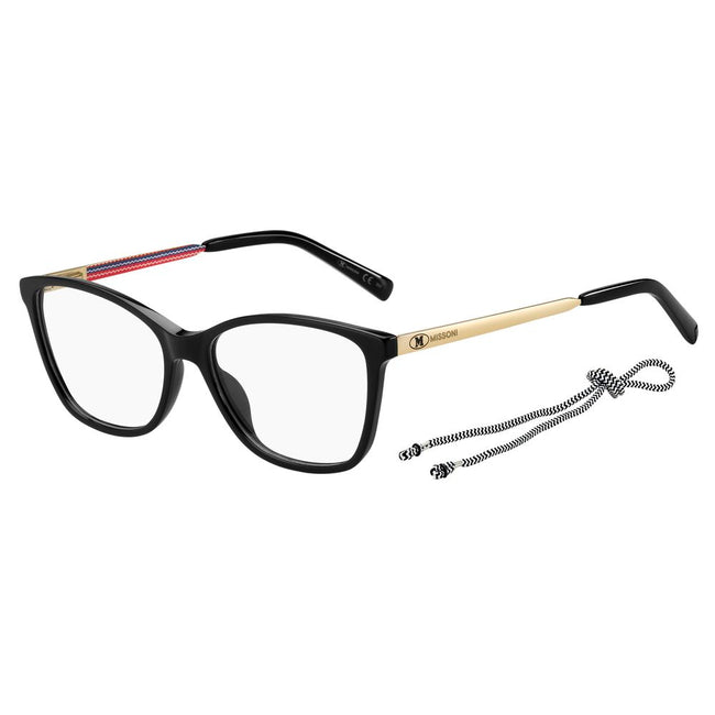 Black Acetate Glasses (Frames)GLASSES M MISSONI WOMEN MMI-0032-807 (Lens/Bridge/Temple) 54/16/145 mm.Material: ACETATE.Colour: Black.Measures (Lens/Bridge/Temple): 54/16/145mm..Black Acetate Glasses (Frames)${tagsM MissoniAulae Black Acetate Glasses (Fram