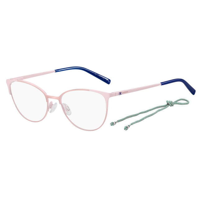 Multicolor Metal Glasses (Frames)GLASSES M MISSONI WOMEN MMI-0039-35J (Lens/Bridge/Temple) 52/17/140 mm.Material: METAL.Colour: Pink.Measures (Lens/Bridge/Temple): 52/17/140mm..Multicolor Metal Glasses (Frames)${tagsM MissoniAulae Multicolor Metal Glasses