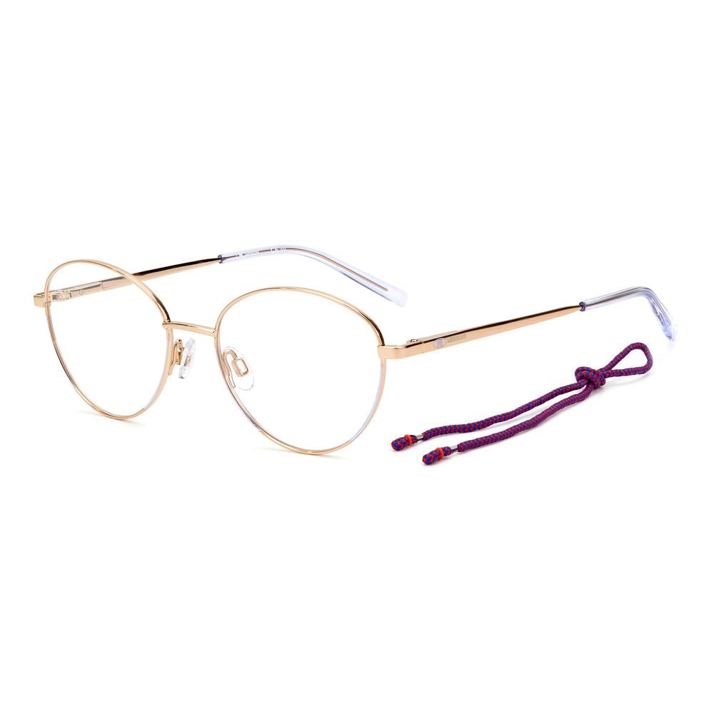 Lila Metallbrille von Missoni Luxury Frames