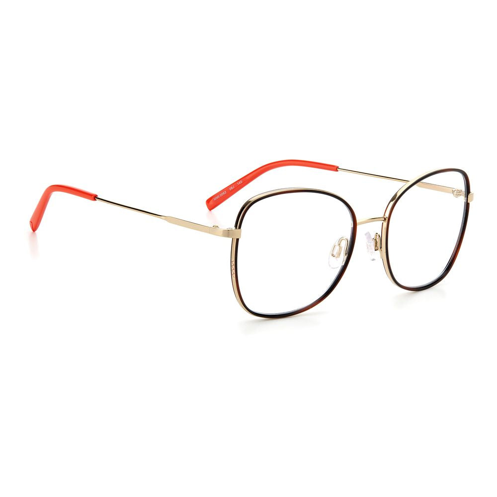 Golden Metal Glasses Frames by Missoni