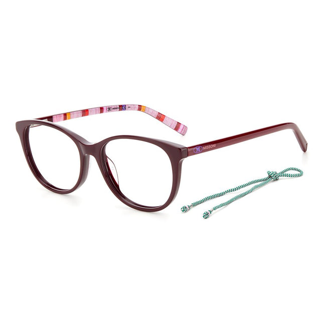Multicolor Acetate Glasses (Frames)GLASSES M MISSONI WOMEN MMI-0006-SR8 (Lens/Bridge/Temple) 52/16/140 mm.Material: ACETATE.Colour: Burg Pttr.Measures (Lens/Bridge/Temple): 52/16/140mm..Multicolor Acetate Glasses (Frames)${tagsM MissoniAulae Multicolor Ac