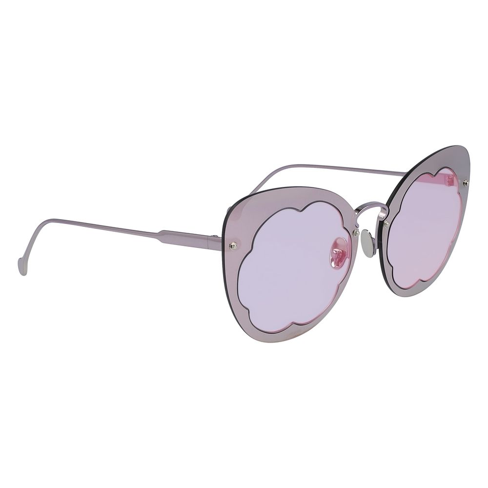 Purple Metal SunglassesSUNGLASSES SALVATORE FERRAGAMO WOMAN SF178SMAMF537 (Lens/Bridge/Temple) 63/13/140 mm.Material: METAL.Colour: LILAC.Measures (Lens/Bridge/Temple): 63/13/140mm.PURPLE.UV filter 1Purple Metal Sunglasses${tagsSalvatore FerragamoAulae Pu