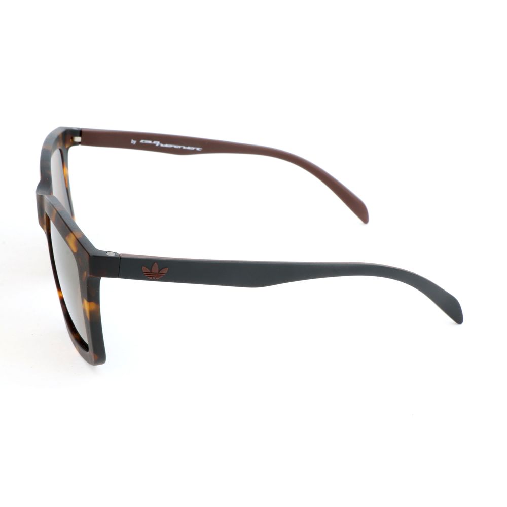 Havana Brown Synthetic Sunglasses with Red Mirror Lens