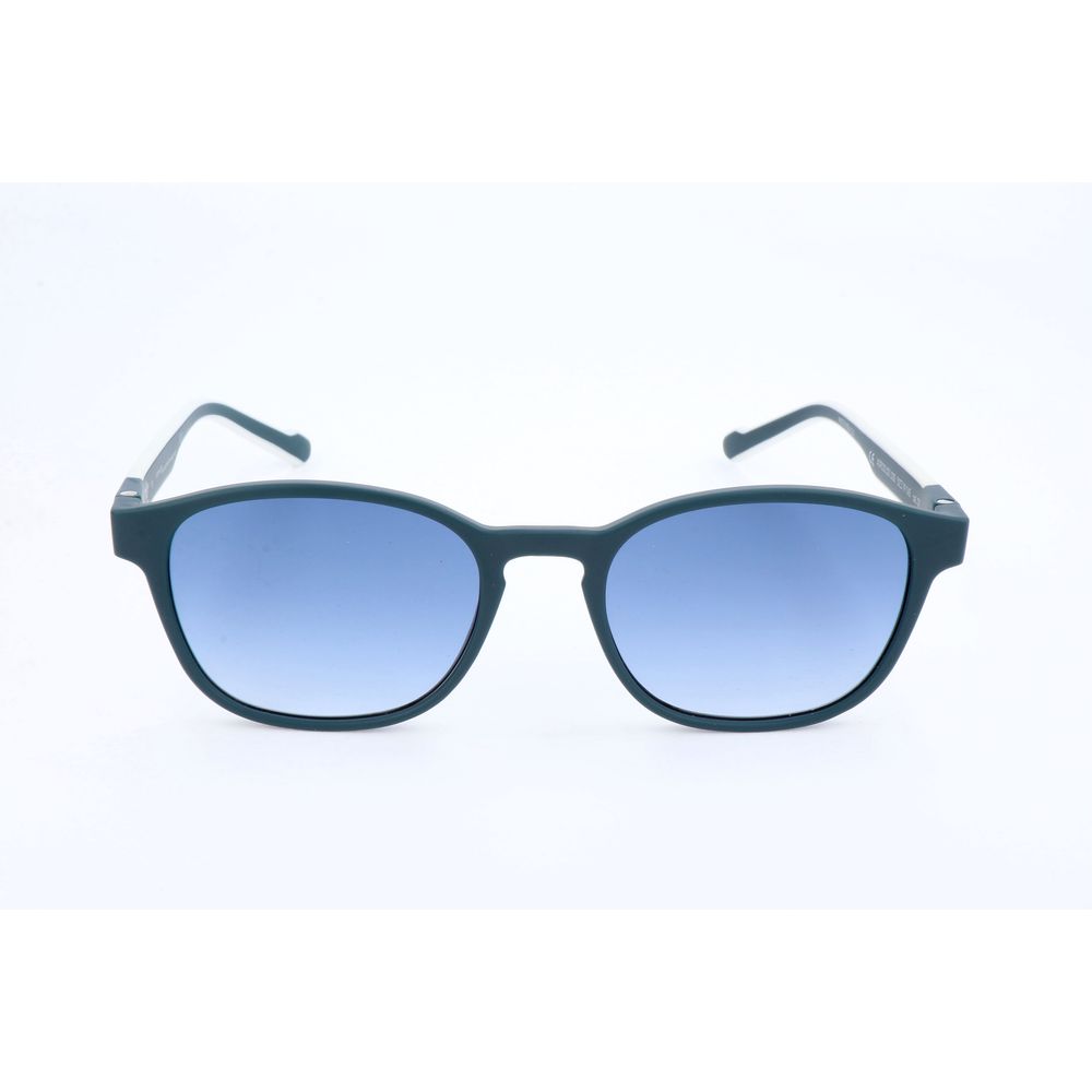 Dark Blue Synthetic Sunglasses with Gradient Lens