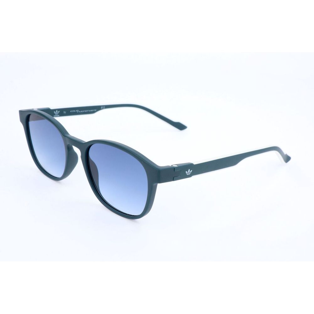 Dark Blue Synthetic Sunglasses with Gradient Lens