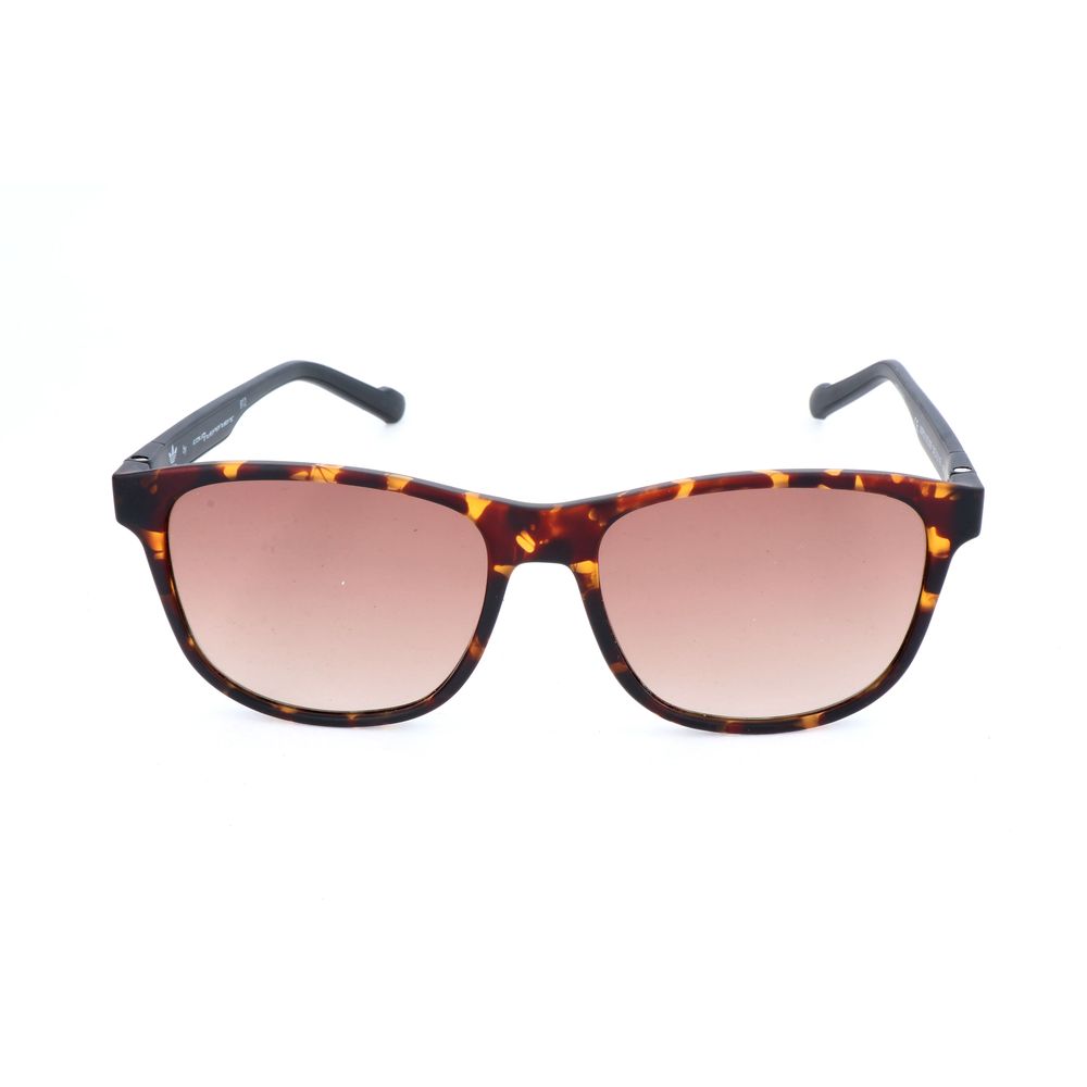 Havana Synthetic Sunglasses with Gradient Brown Lens
