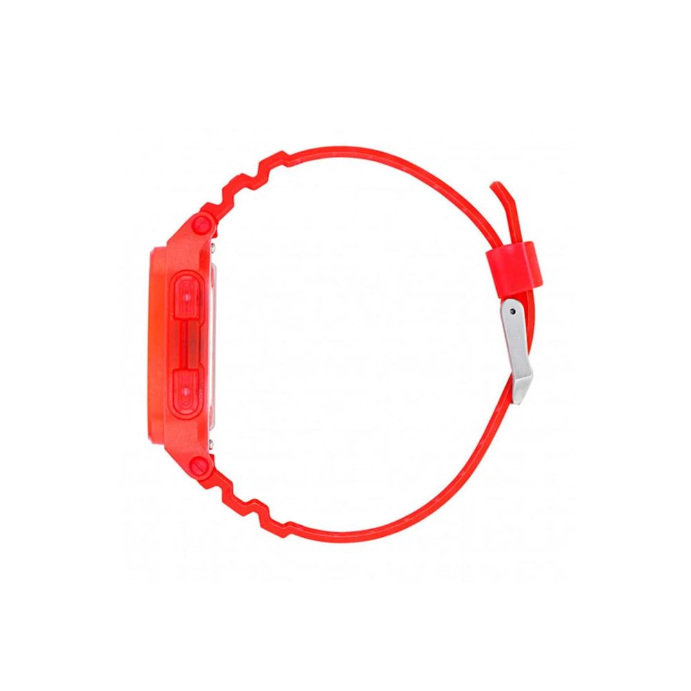 Red Synthetic Digital Watch with Alarm